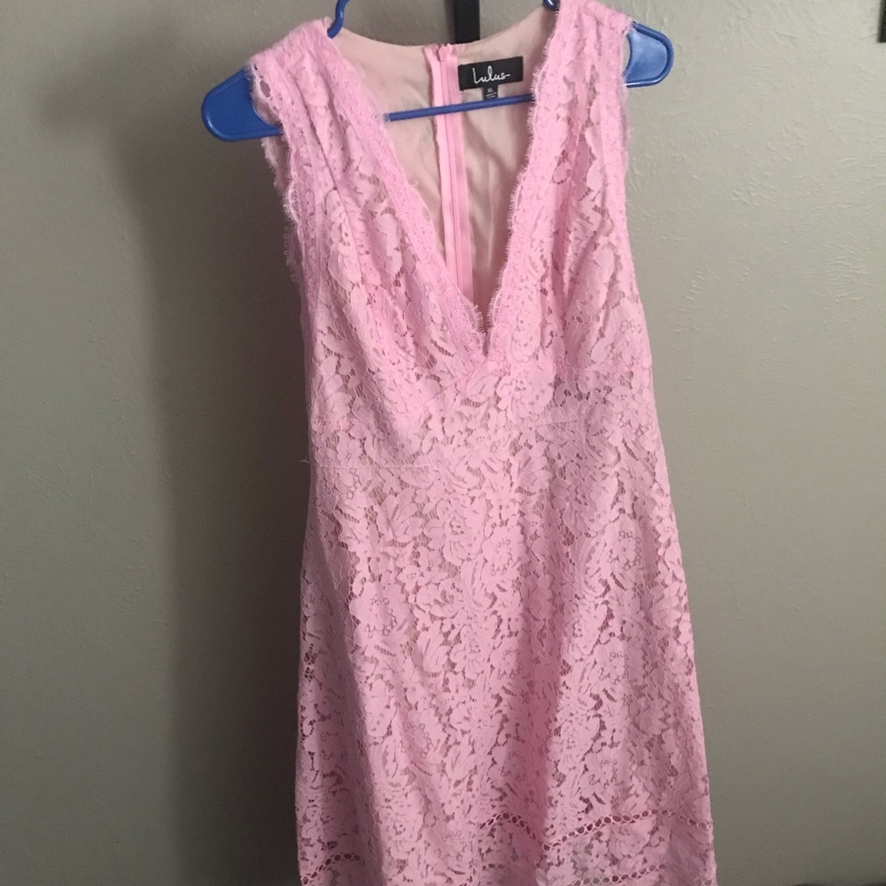 Lulu midi lace dress NWT